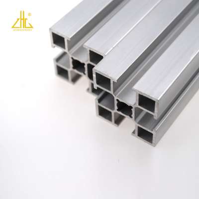 Factory industrial aluminium slotting extrusion 4040 4080 aluminum t slot v slot frame for table