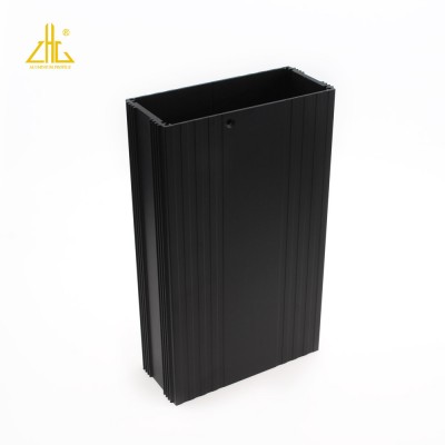 cnc machined small aluminum parts anodizing surface 6063-t5 black color