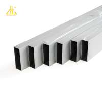 Anodized Aluminum rectangular tube for industry, decoration and construction 6063 Alloy