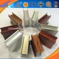 Great!! wooden aluminium window profile ,wood grain simiulated extrusion aluminium ,wood-like profile aluminium alloy